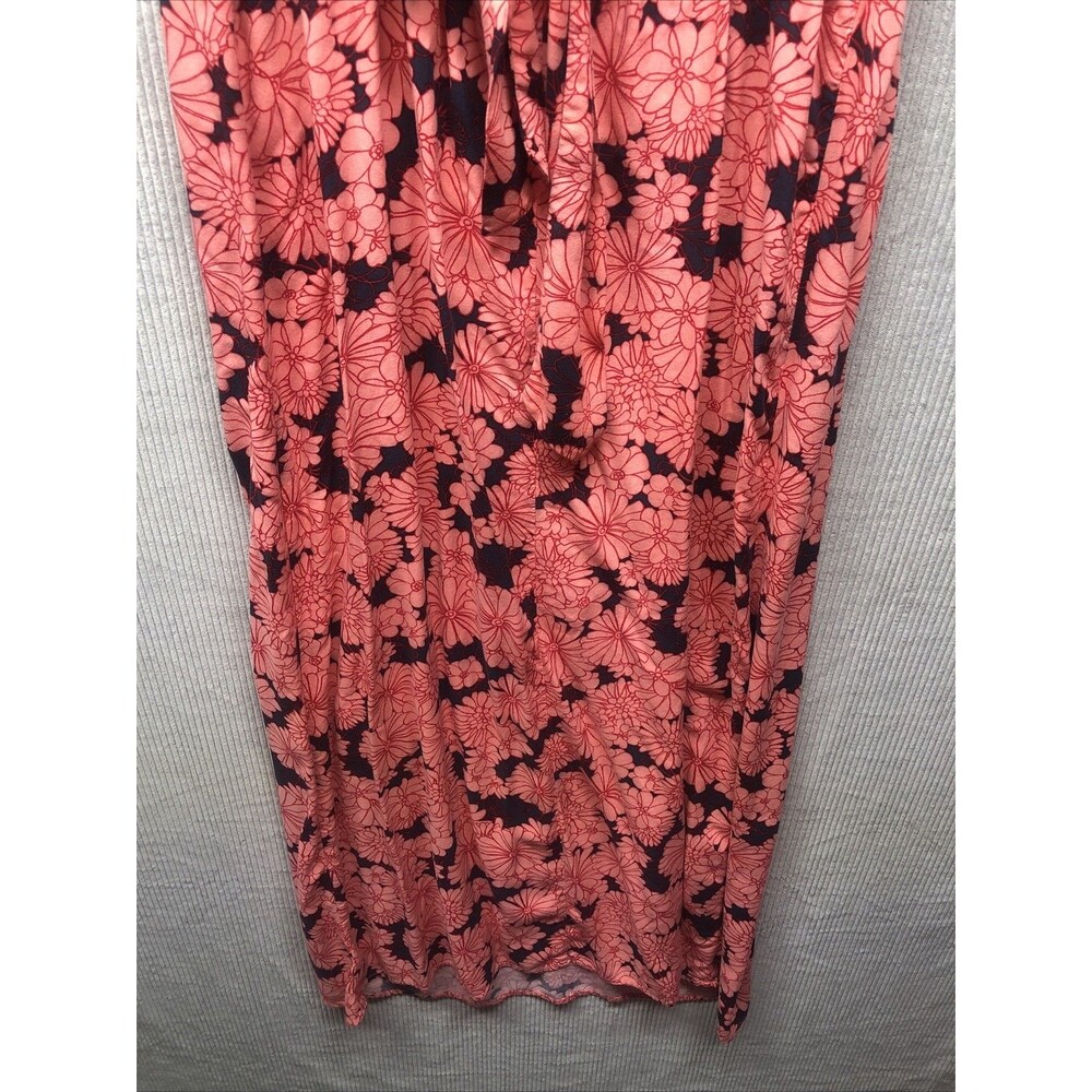 Isabel Ingrid Isabelle Dress M Pink Red Blue Floral Spaghetti Strap Tie Back - Picture 7 of 16